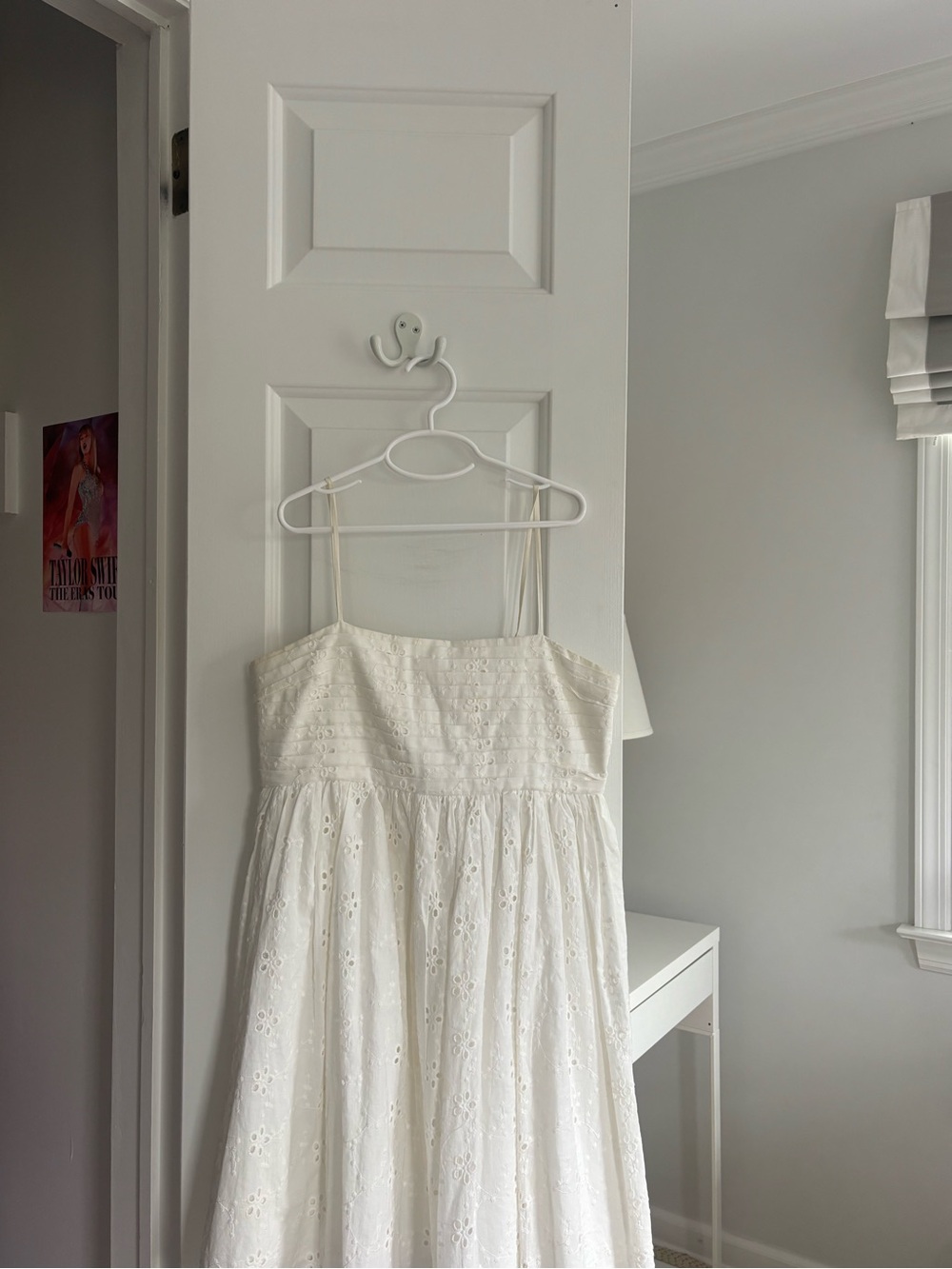Princess Polly mini white eyelet dress